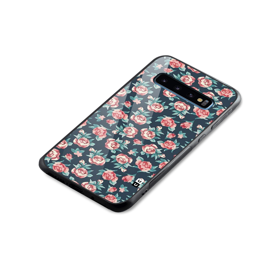 All Art Bloom Glass Back Case for Galaxy S10
