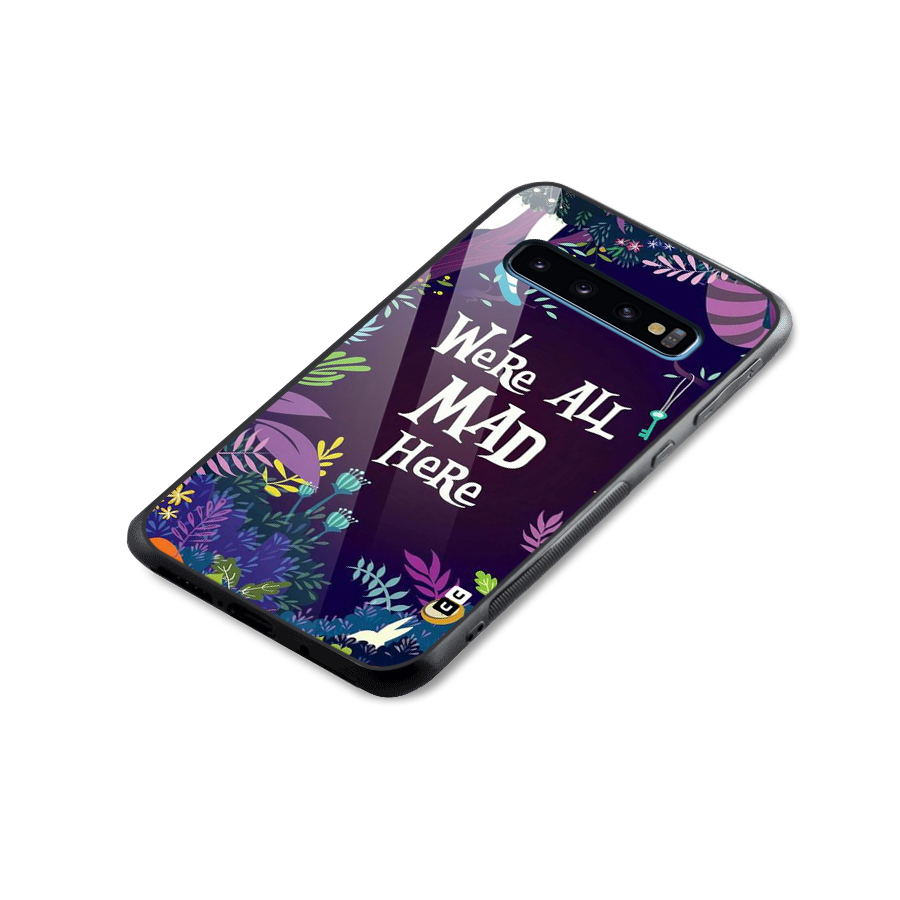 All Mad Glass Back Case for Galaxy S10