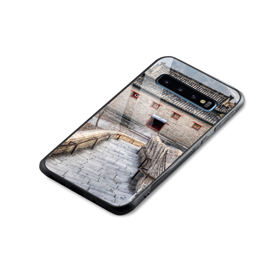 Ancient Strairs Glass Back Case for Galaxy S10