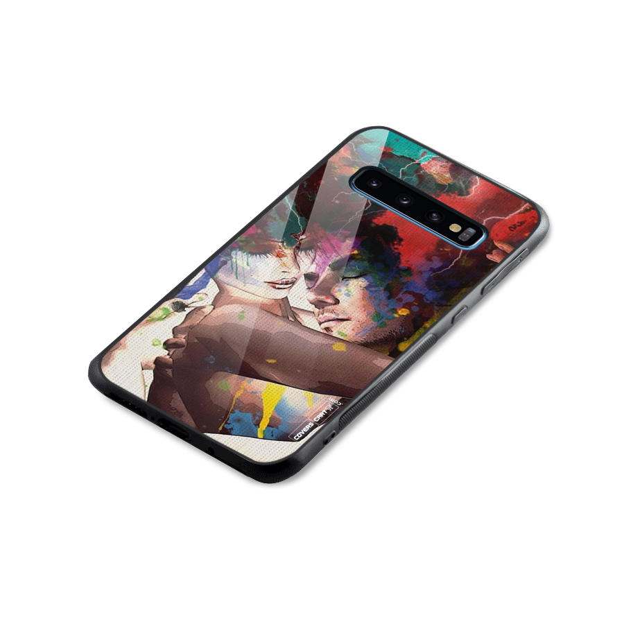 Artsy Romance Glass Back Case for Galaxy S10
