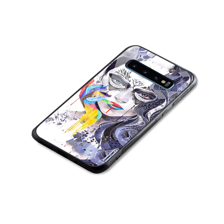 Astonishing Artwork Glass Back Case for Galaxy S10