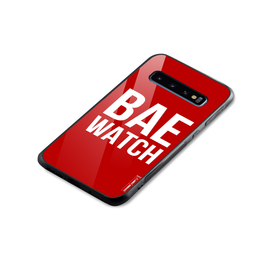 Bae Watch Glass Back Case for Galaxy S10