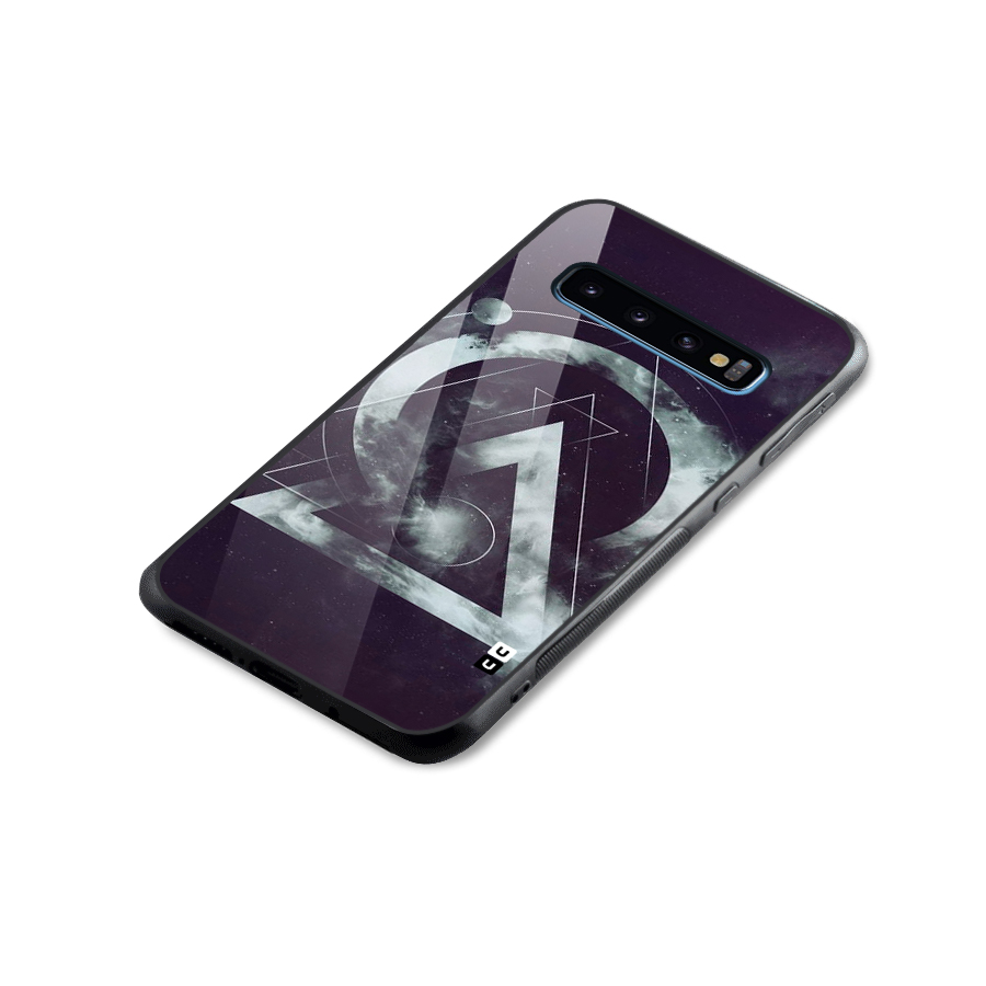Basic Galaxy Shape Glass Back Case for Galaxy S10