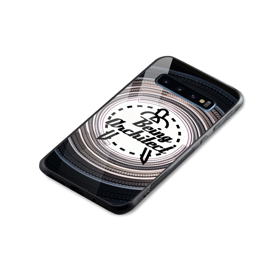 Being Architect Glass Back Case for Galaxy S10