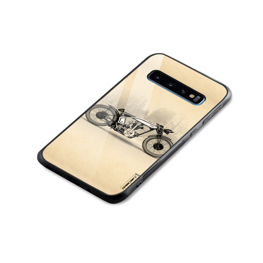 Bike Ride Glass Back Case for Galaxy S10