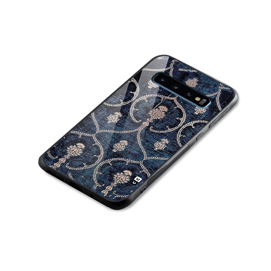 Blue Shade Rug Glass Back Case for Galaxy S10
