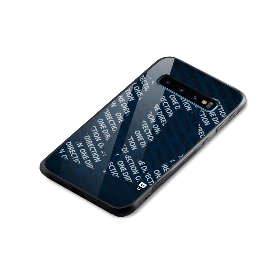 Blue Way Glass Back Case for Galaxy S10