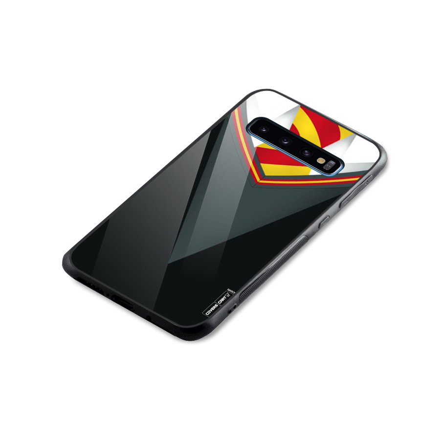 Brave Heart Glass Back Case for Galaxy S10