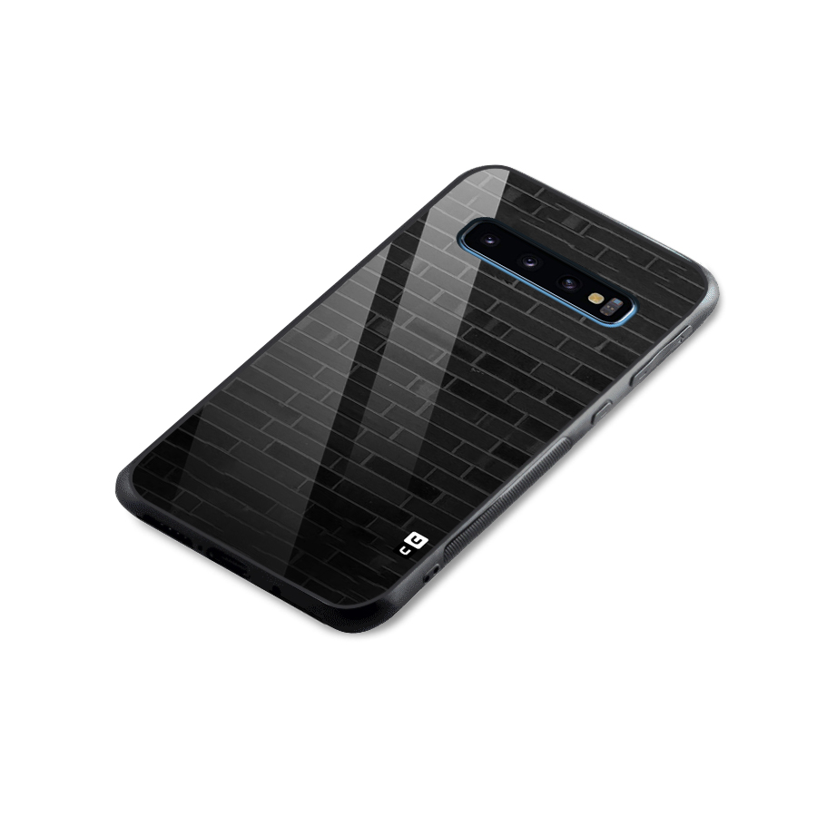 Brick Wall Glass Back Case for Galaxy S10