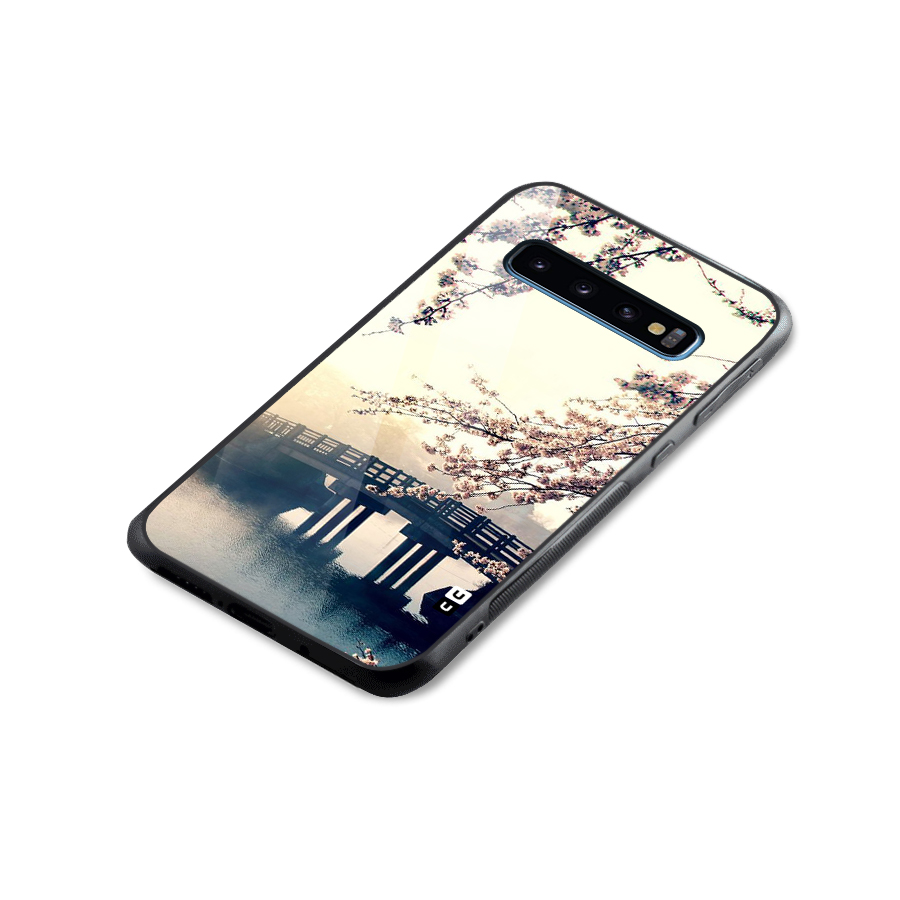 Bridge Blossom Glass Back Case for Galaxy S10