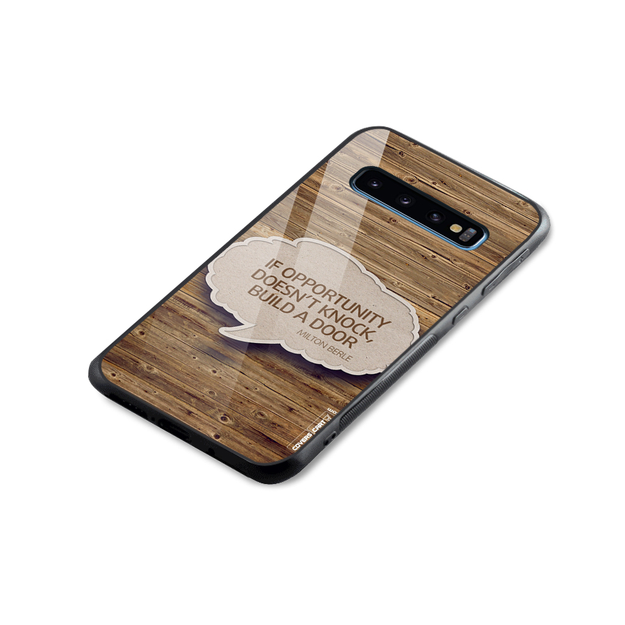 Build Your Door Glass Back Case for Galaxy S10
