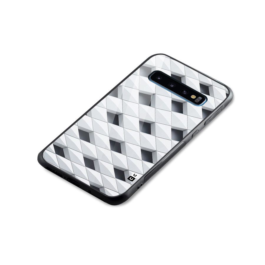 Building Pattern Glass Back Case for Galaxy S10