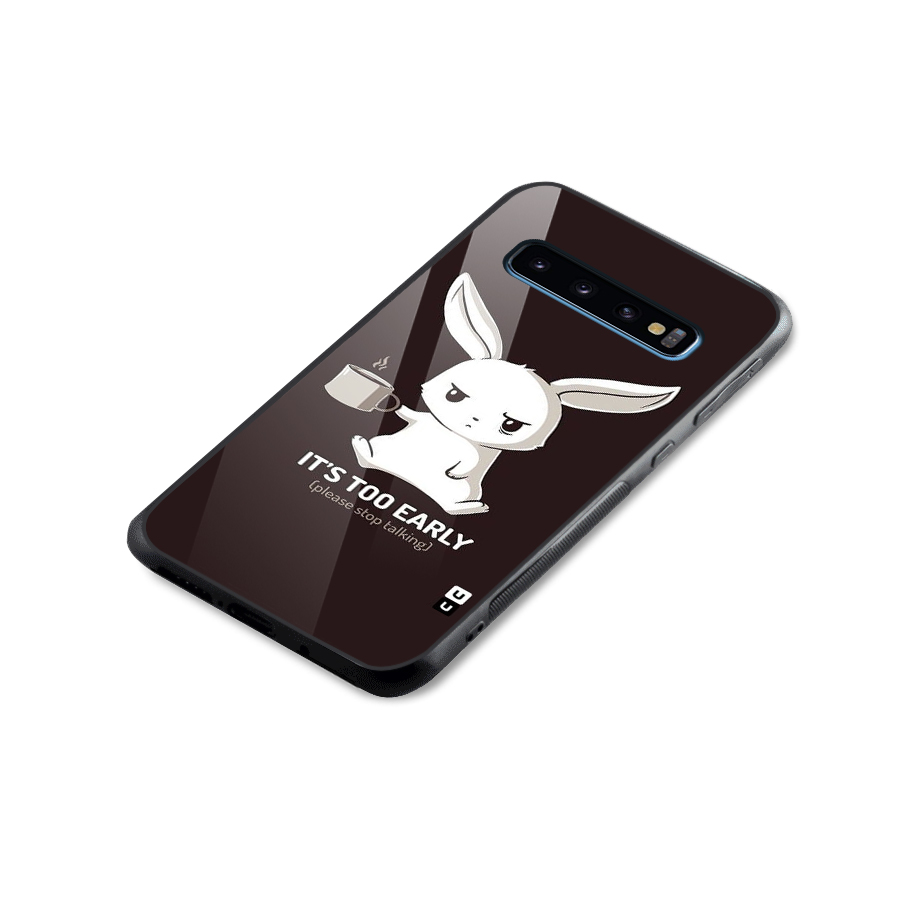 Bunny Early Glass Back Case for Galaxy S10