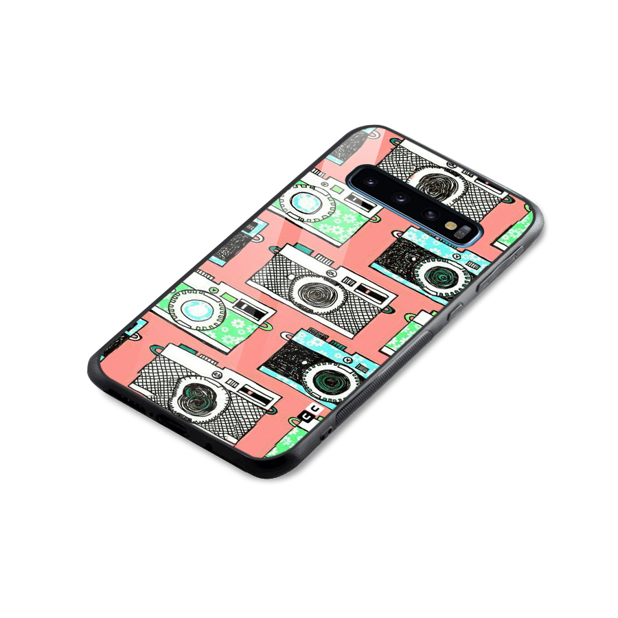 Cam Art Loving Glass Back Case for Galaxy S10