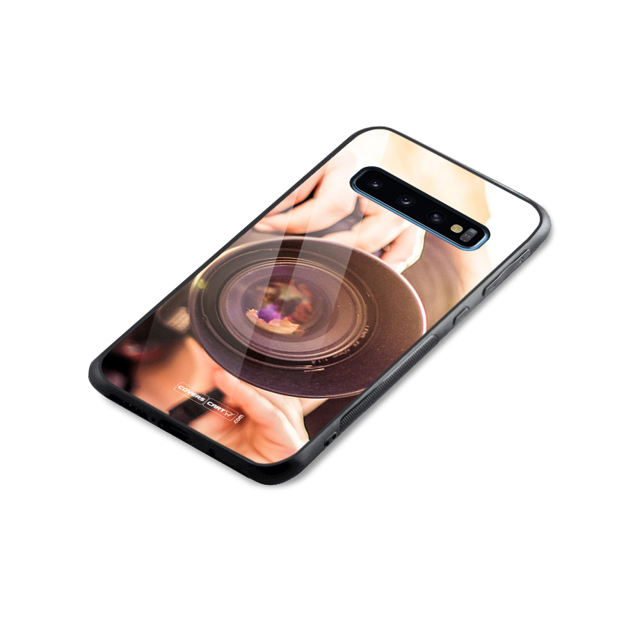 Camera Lovers Glass Back Case for Galaxy S10