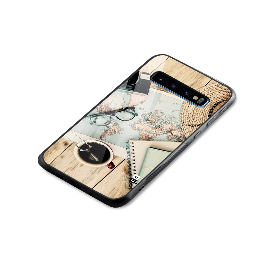 Camera Notebook Glass Back Case for Galaxy S10