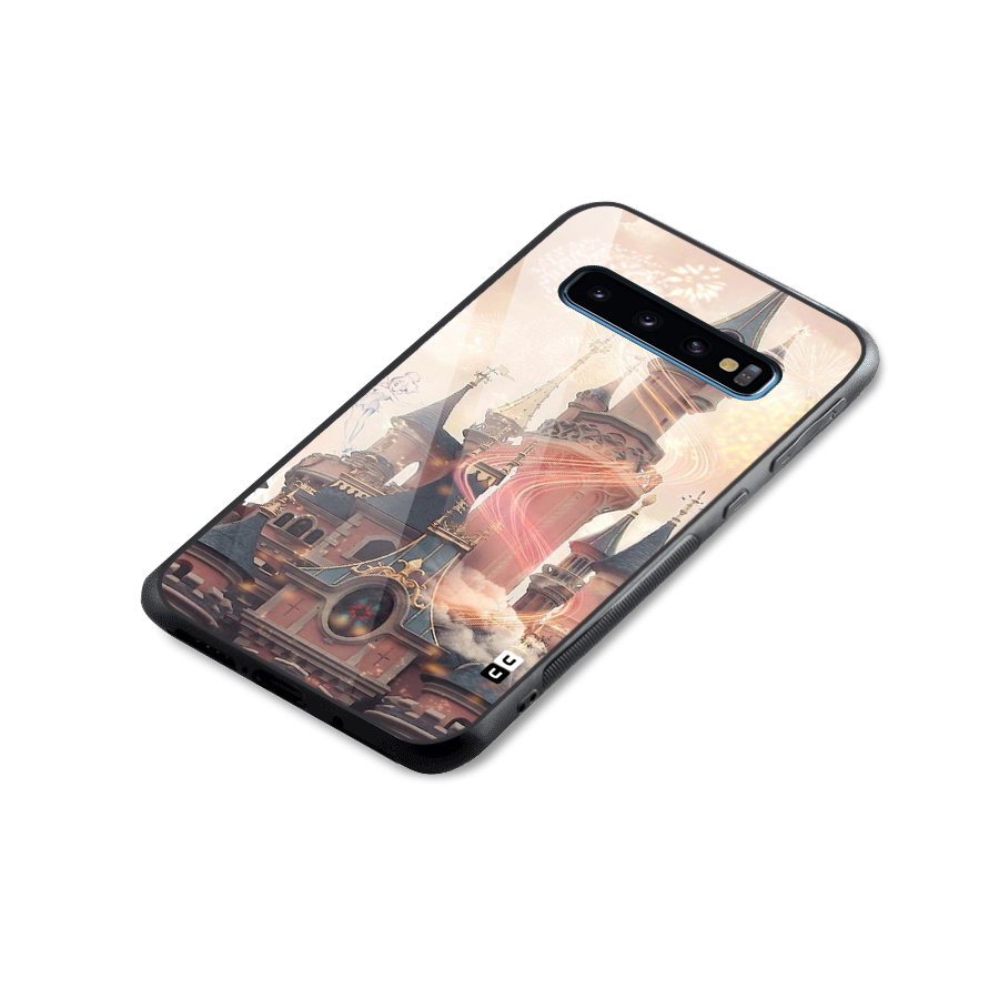 Castle Glass Back Case for Galaxy S10