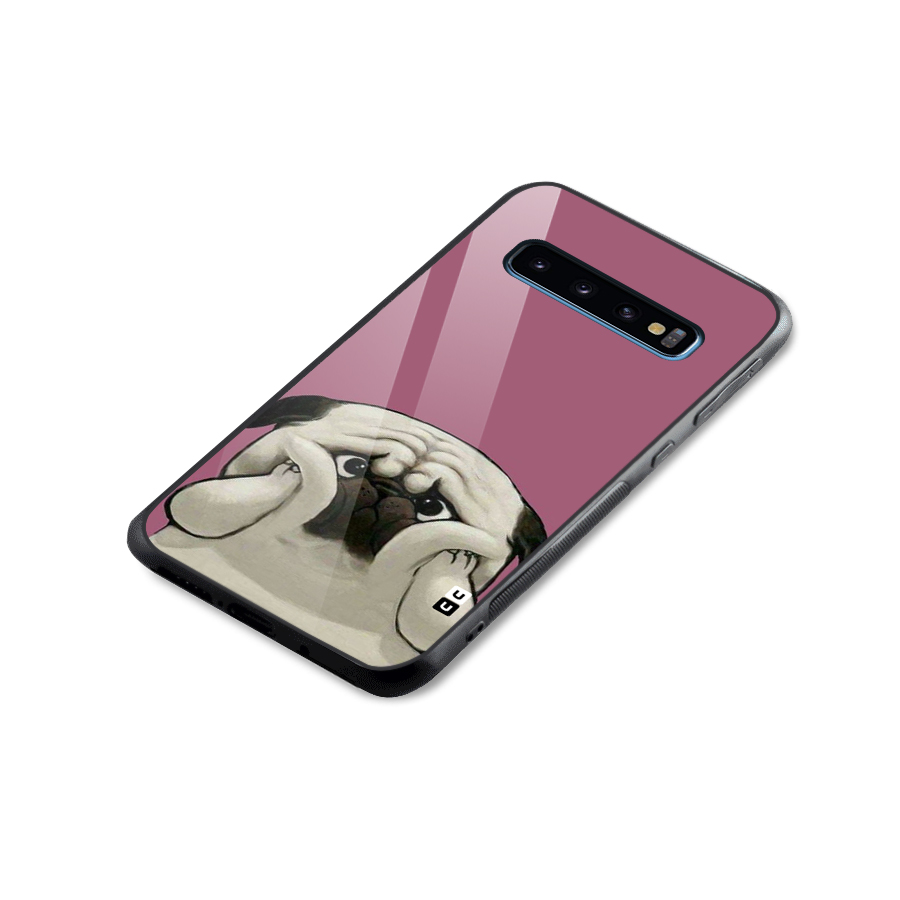Chubby Doggo Glass Back Case for Galaxy S10