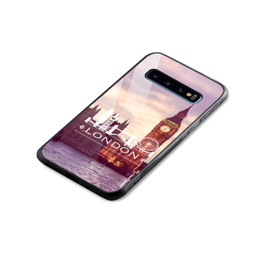 City Tower Glass Back Case for Galaxy S10