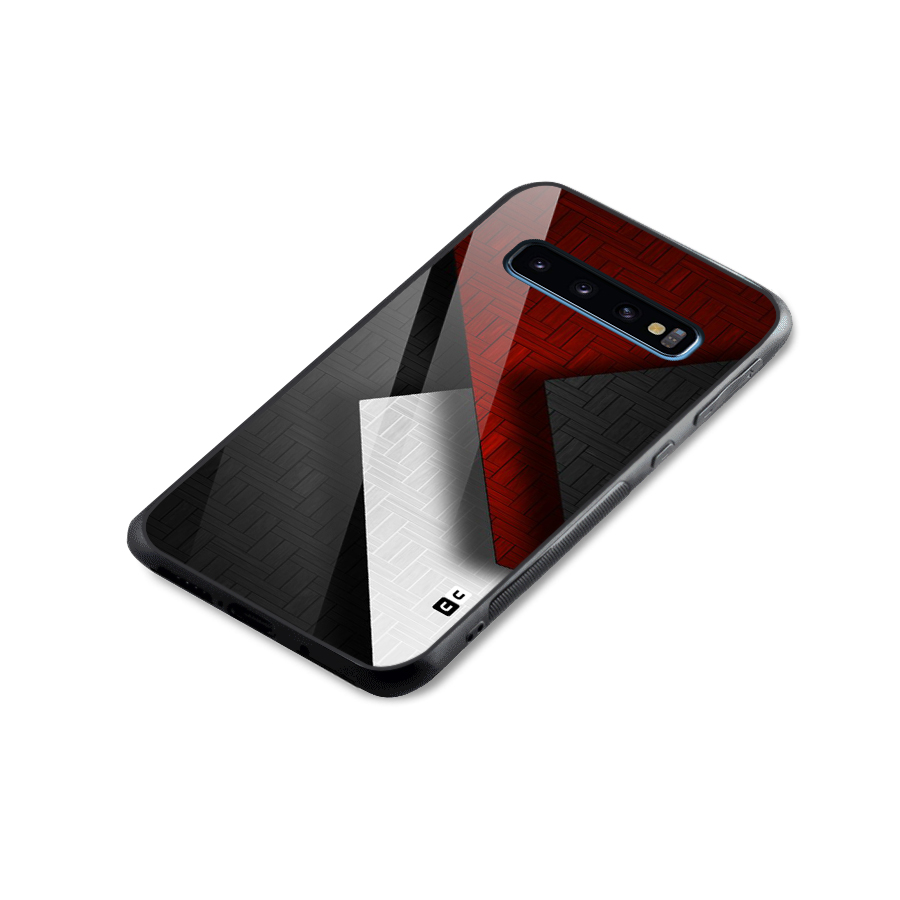 Classic Shades Design Glass Back Case for Galaxy S10