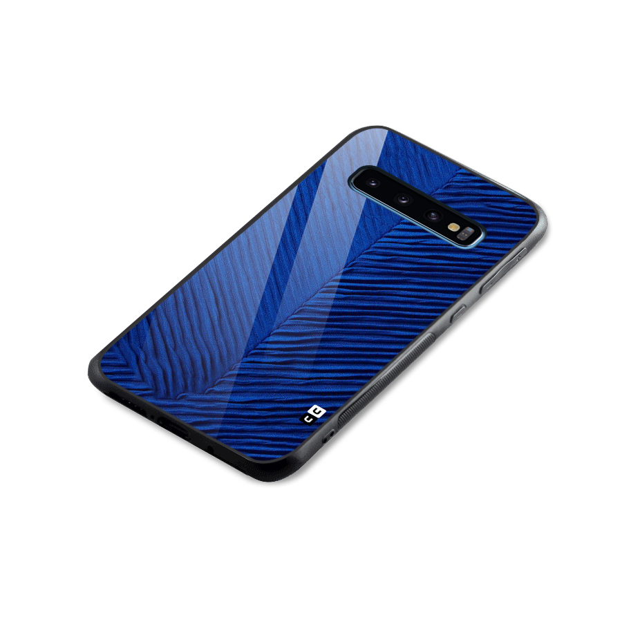 Classy Blues Glass Back Case for Galaxy S10