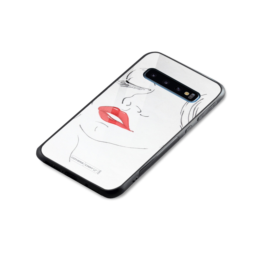 Classy Girl Glass Back Case for Galaxy S10