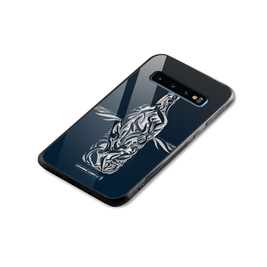 Creative Bottle Glass Back Case for Galaxy S10