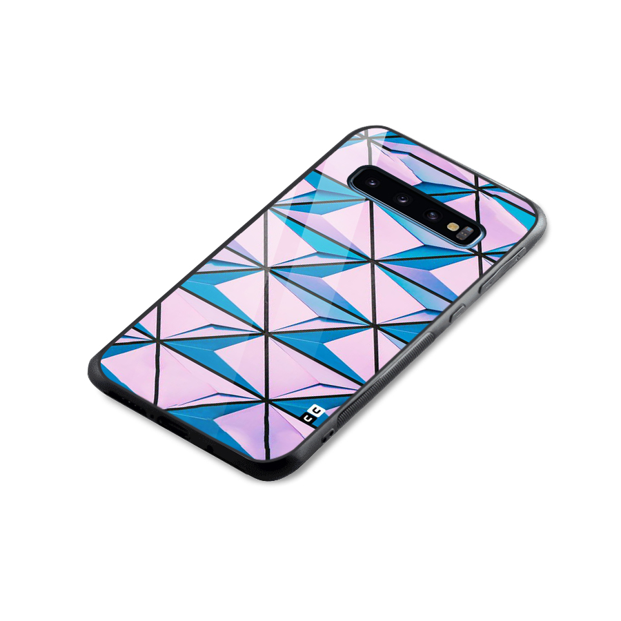 Crystal Abstract Glass Back Case for Galaxy S10