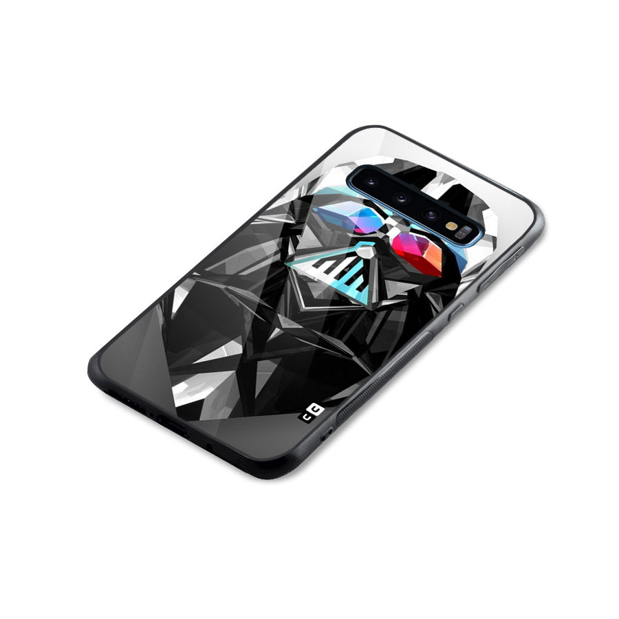 Crystal Robot Glass Back Case for Galaxy S10