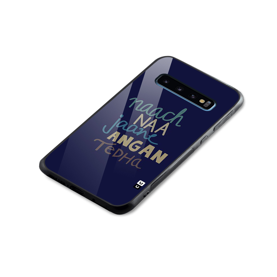 Dance Words Glass Back Case for Galaxy S10