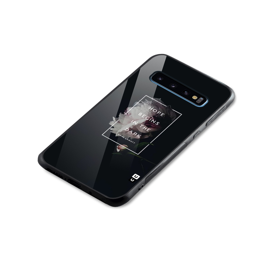 Dark Hope Glass Back Case for Galaxy S10