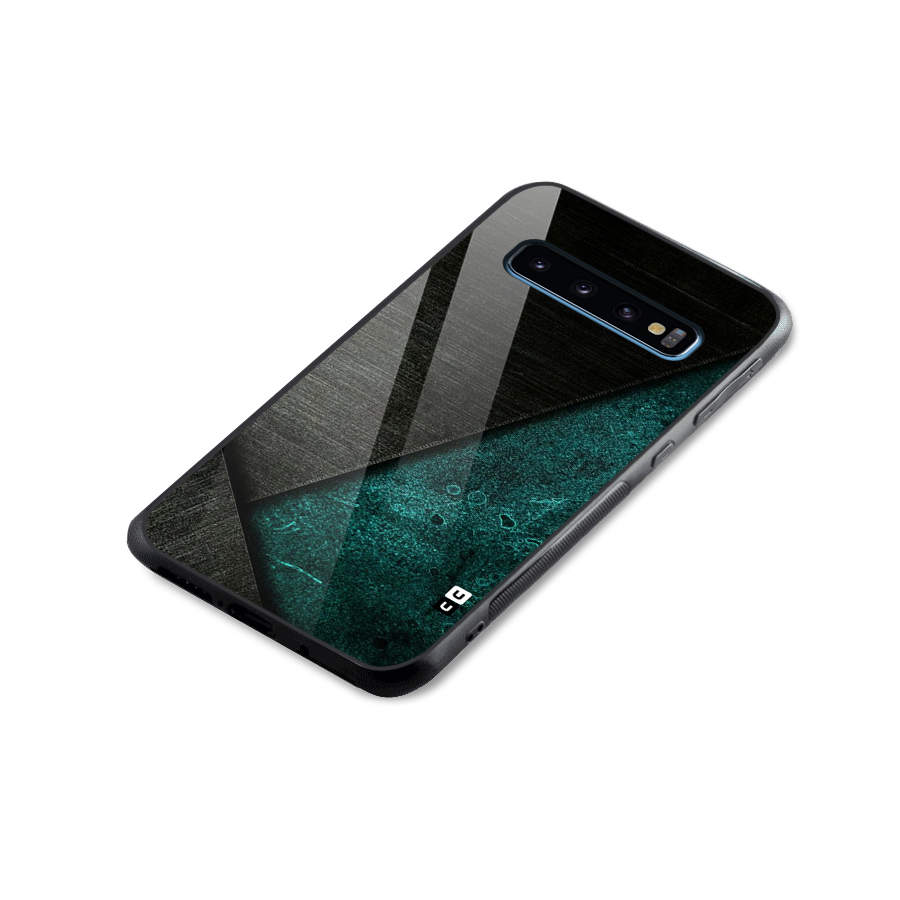 Dark Olive Green Glass Back Case for Galaxy S10