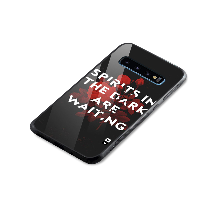 Dark Spirits Glass Back Case for Galaxy S10