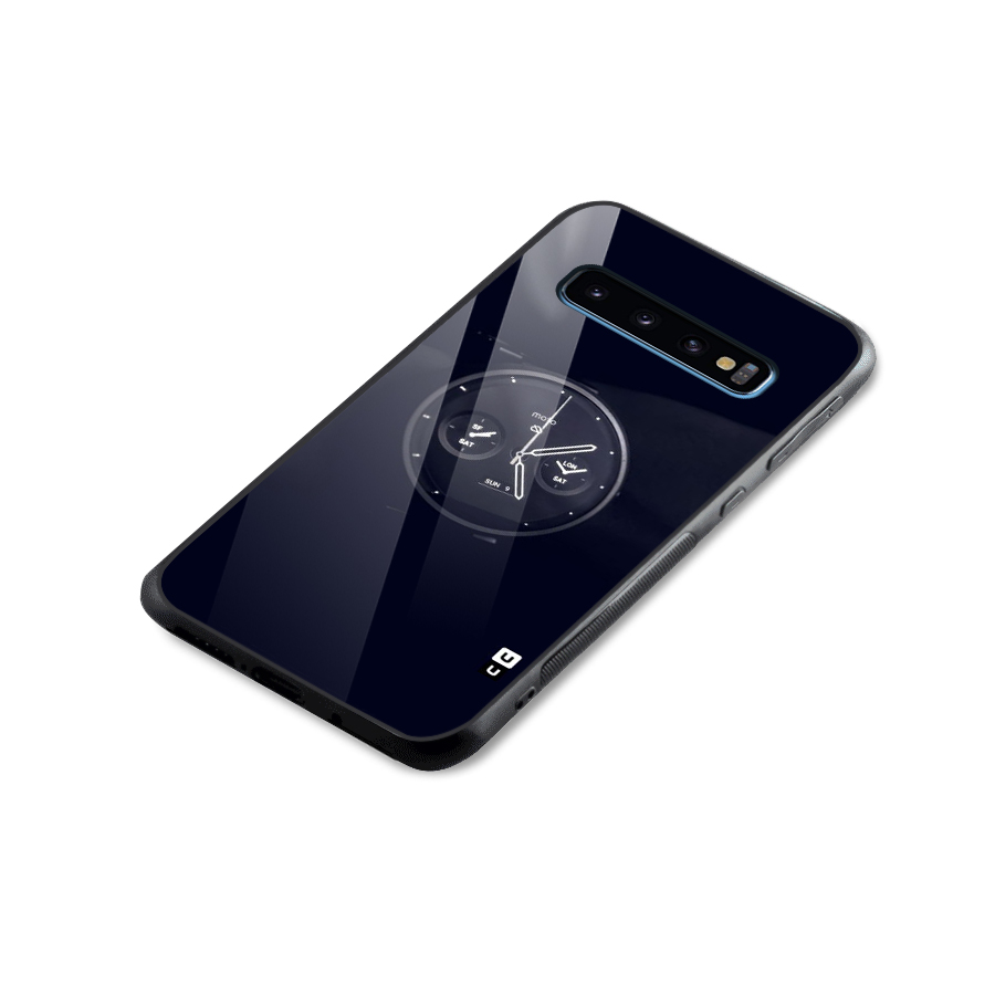Dark Watch Glass Back Case for Galaxy S10