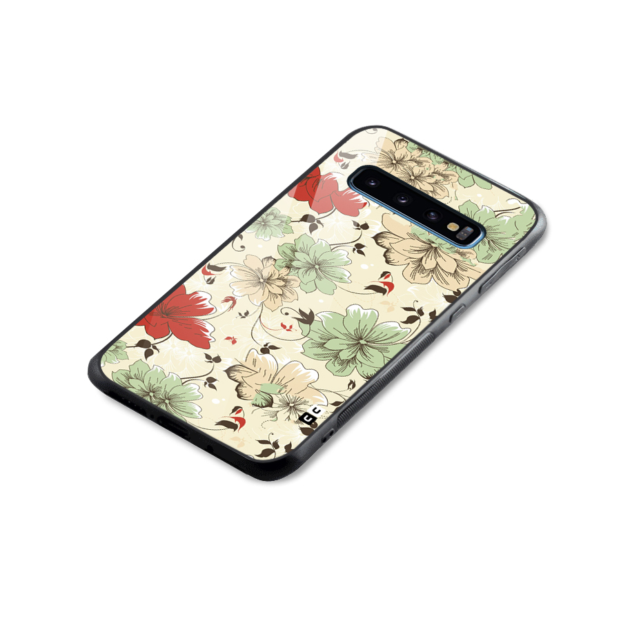 Decent Design Glass Back Case for Galaxy S10
