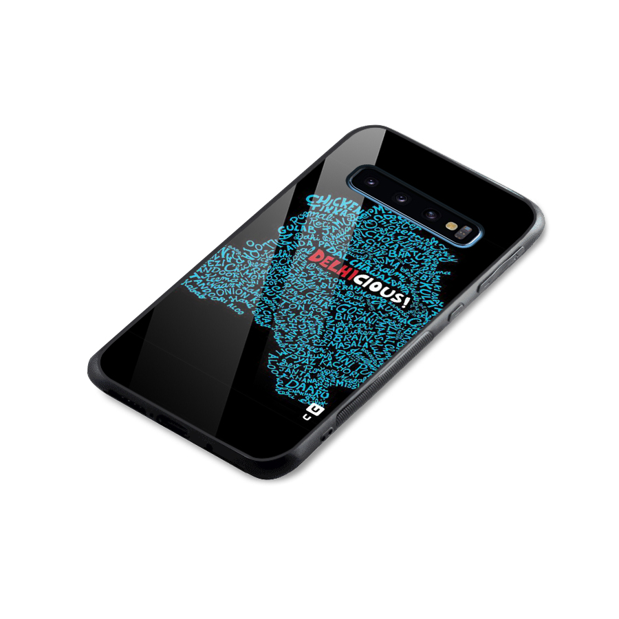 Delhicious Glass Back Case for Galaxy S10