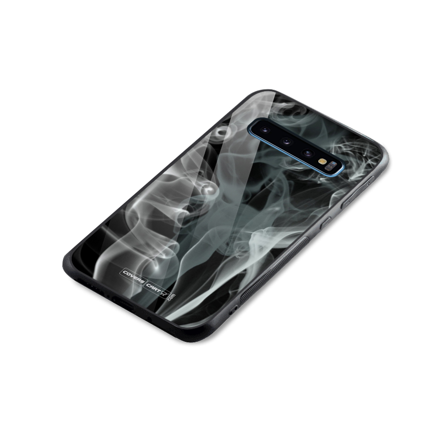 Dense Smoke Glass Back Case for Galaxy S10