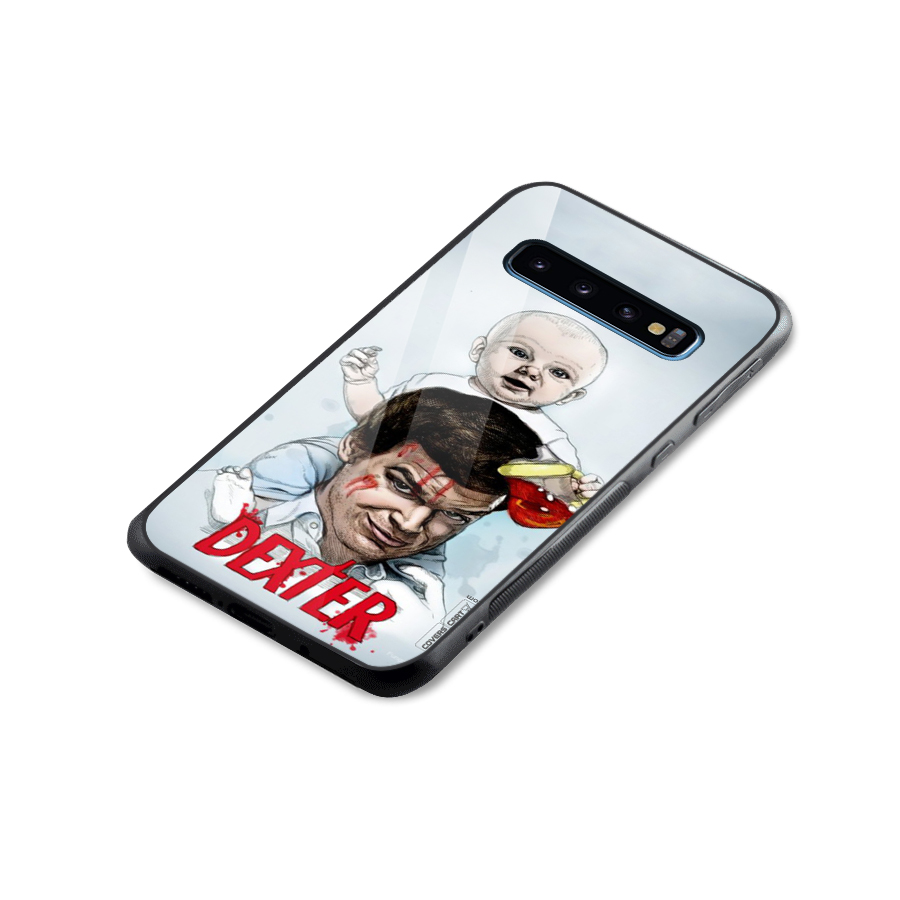Dexter Artwork Glass Back Case for Galaxy S10