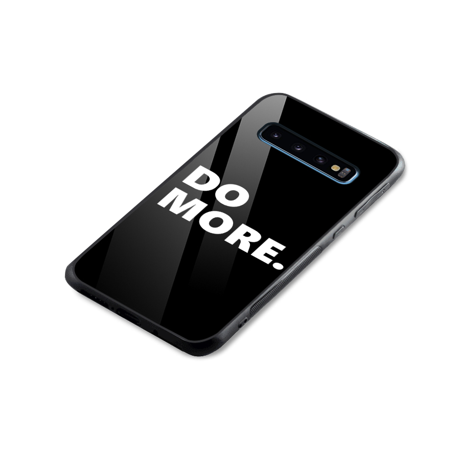 Do More Glass Back Case for Galaxy S10
