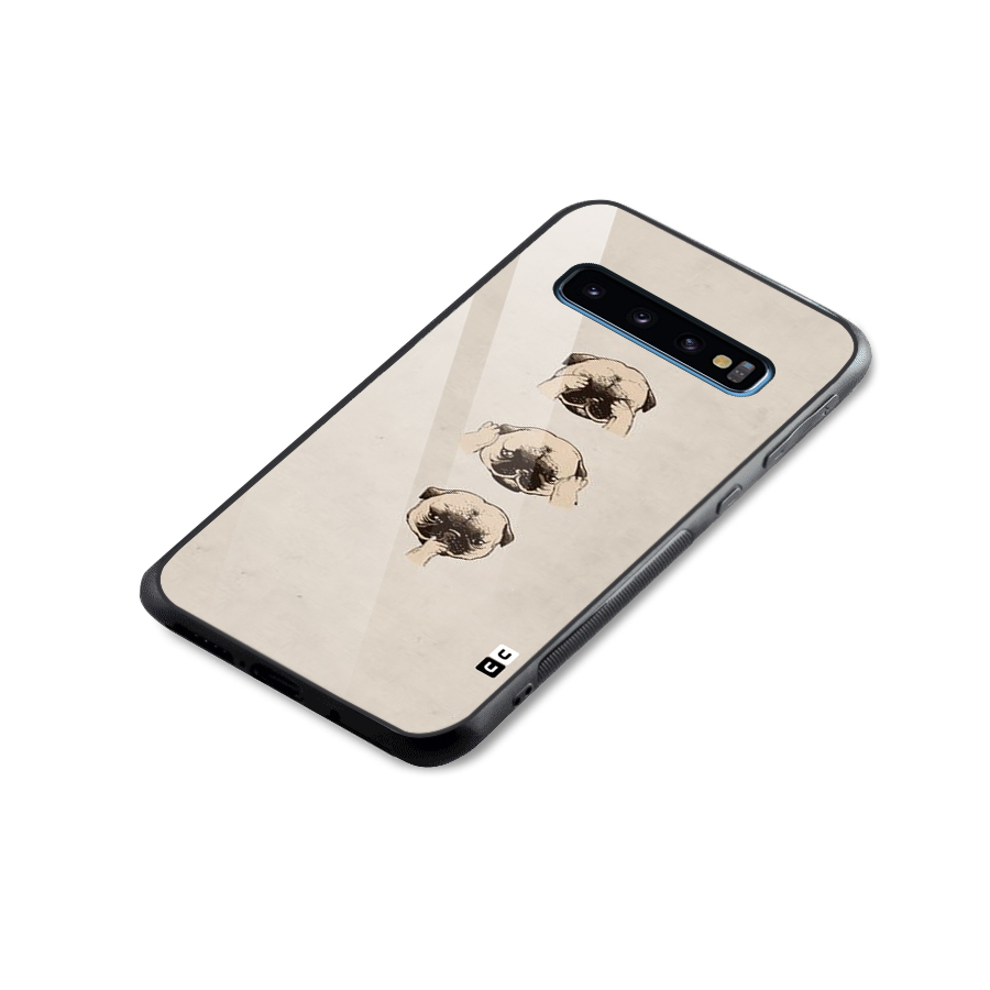 Doggo Moods Glass Back Case for Galaxy S10