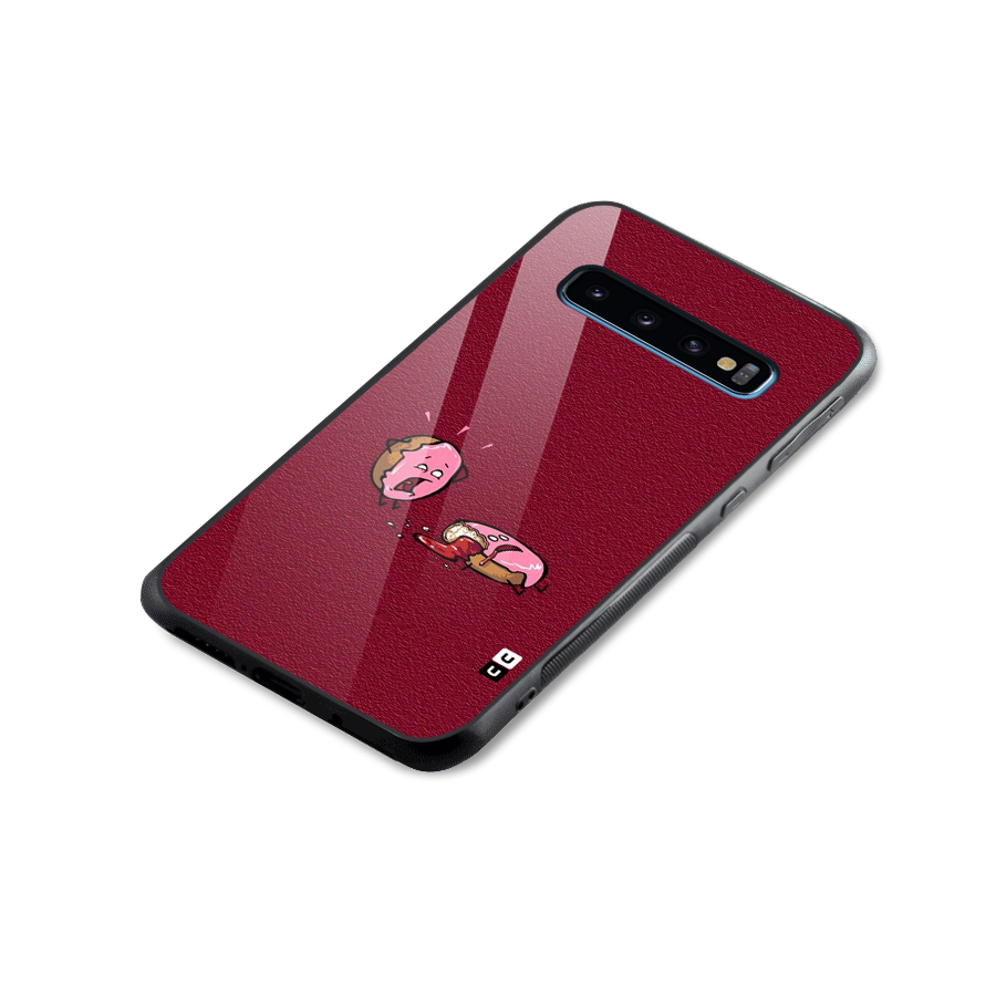 Donut Murder Glass Back Case for Galaxy S10
