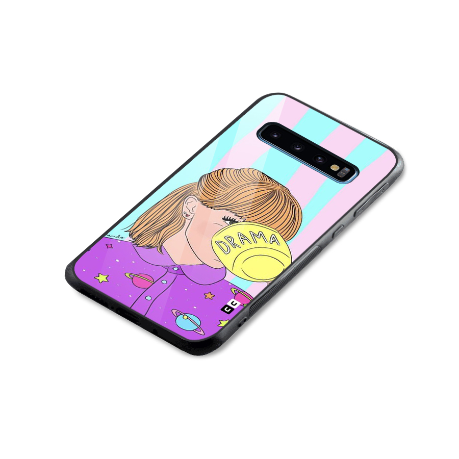 Drama Cup Glass Back Case for Galaxy S10