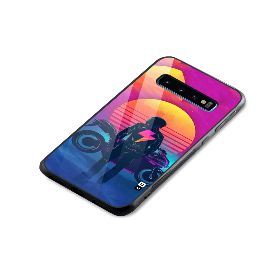 Electric Ride Glass Back Case for Galaxy S10