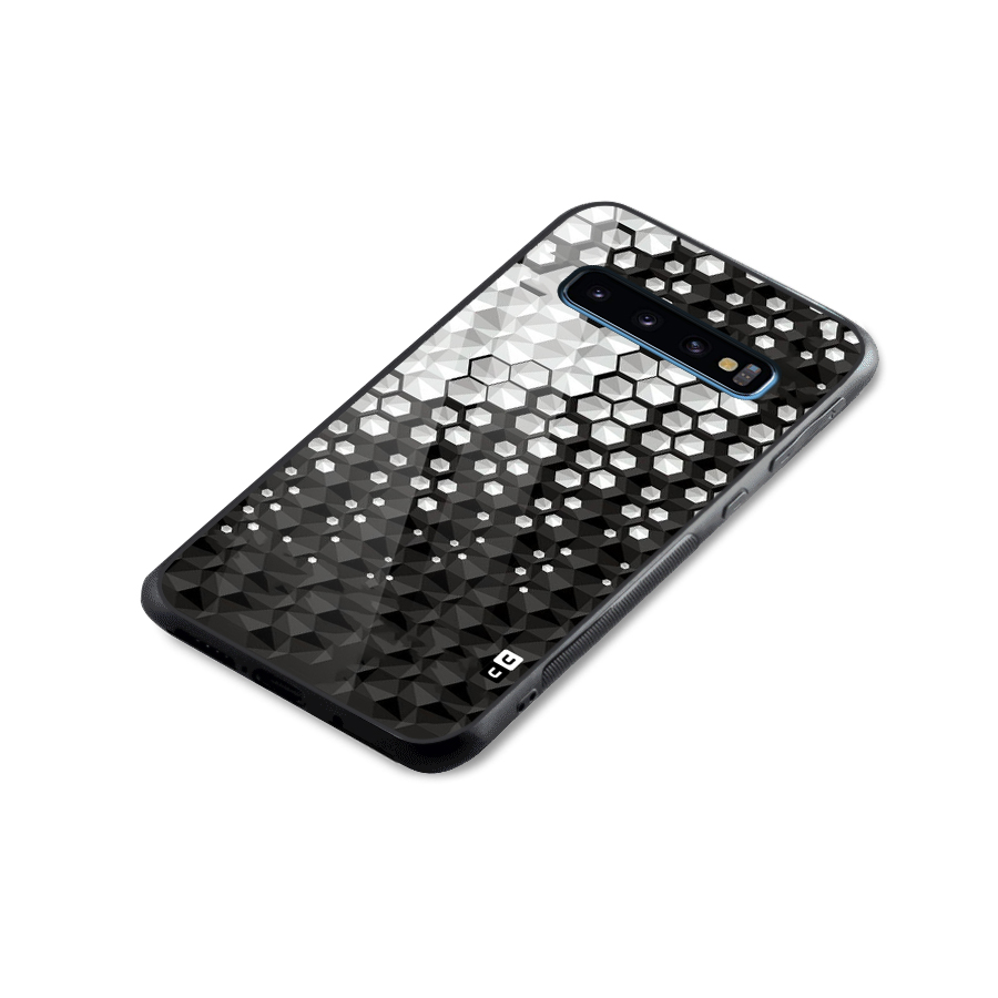 Elite Hexagonal Glass Back Case for Galaxy S10