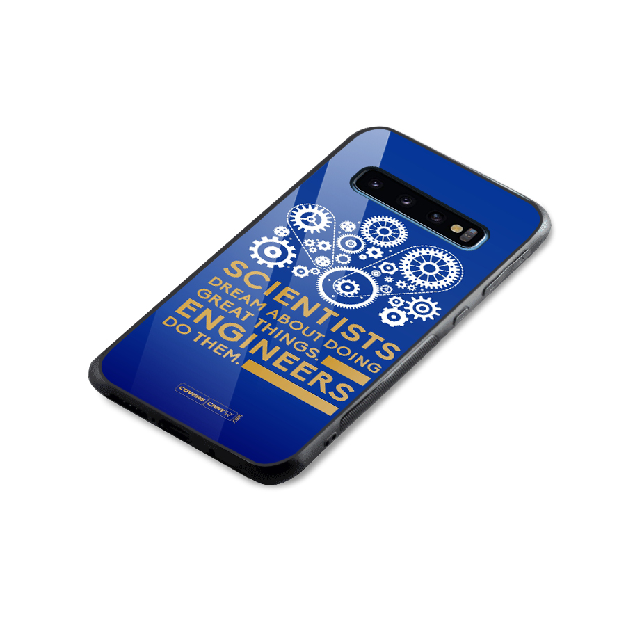 Engineer Glass Back Case for Galaxy S10