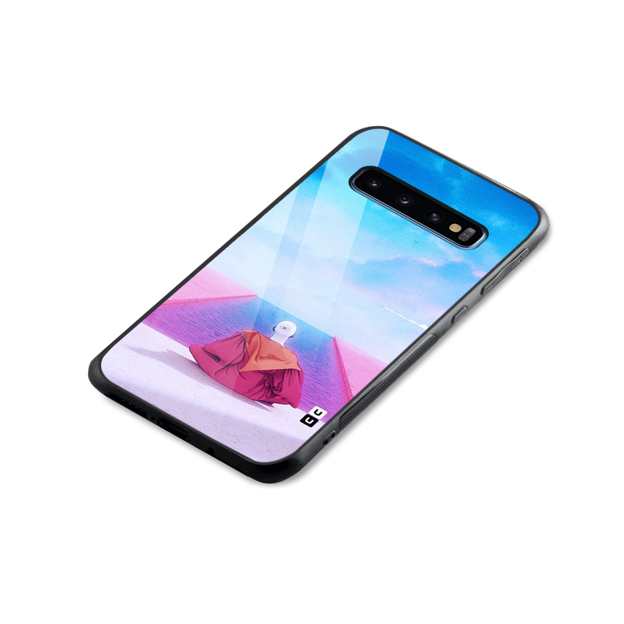 Eye Art Glass Back Case for Galaxy S10