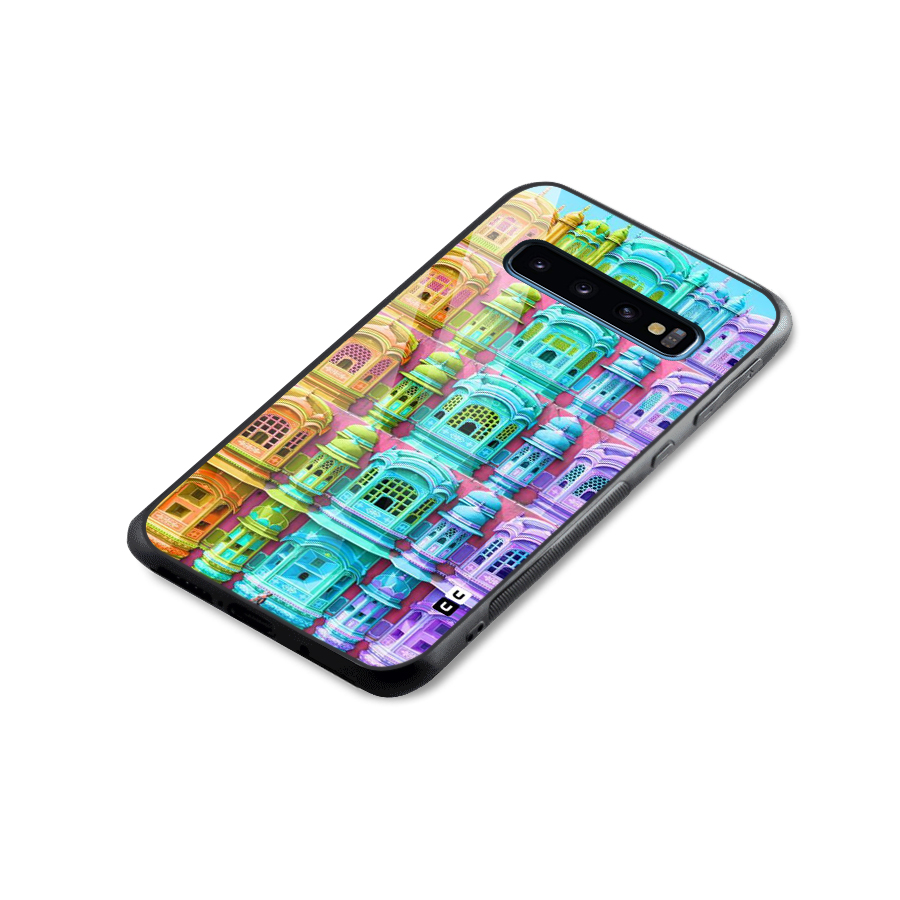 Fancy Architecture Glass Back Case for Galaxy S10