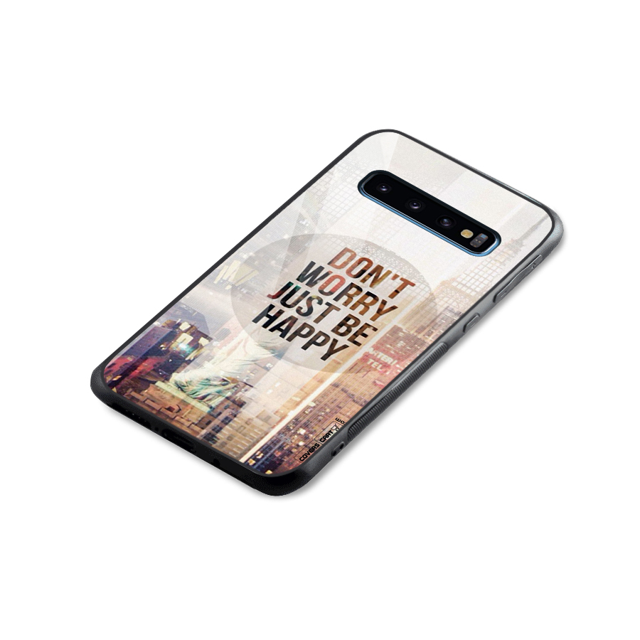 Feel Lively Glass Back Case for Galaxy S10