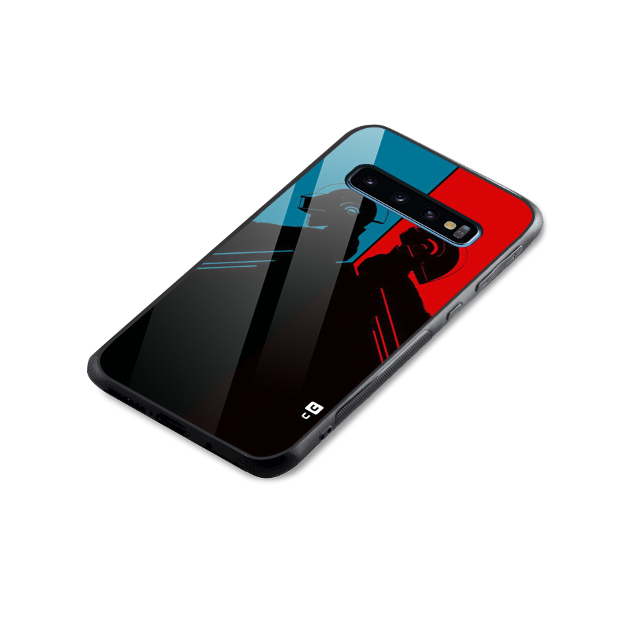Fight Colours Glass Back Case for Galaxy S10
