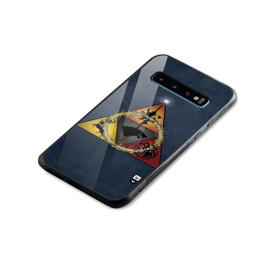 Fight For Crown Glass Back Case for Galaxy S10